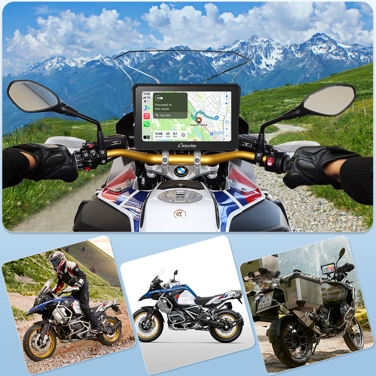 carpuride-accessories-motorrad-navi-halterung-bmw-gs-bracket image 7