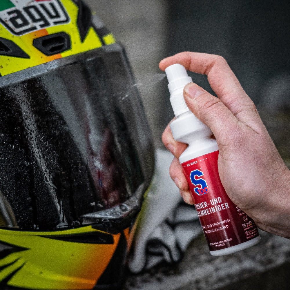 s100-helm-visier-und-helmreiniger-spray-100-ml-mit-tuch image 3