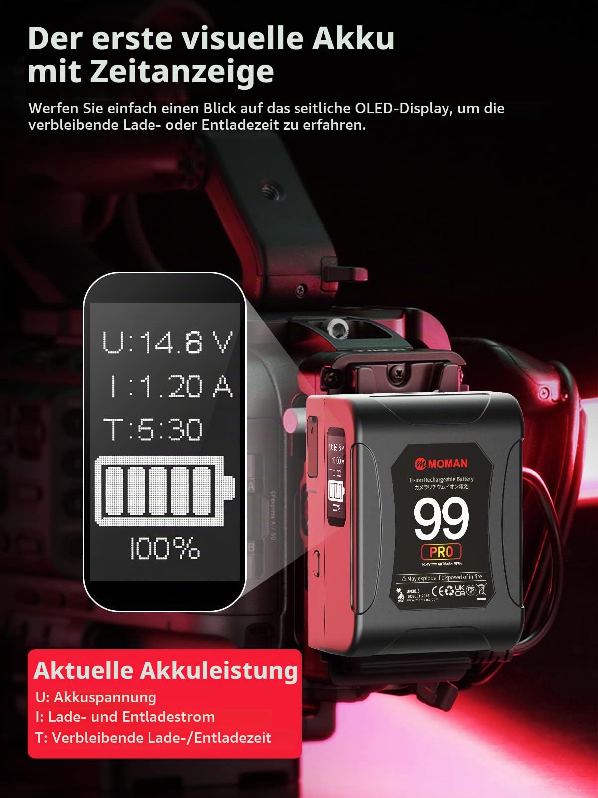 moman-power-99-pro-v-mount-akku-99wh-oled-usb-c image 3