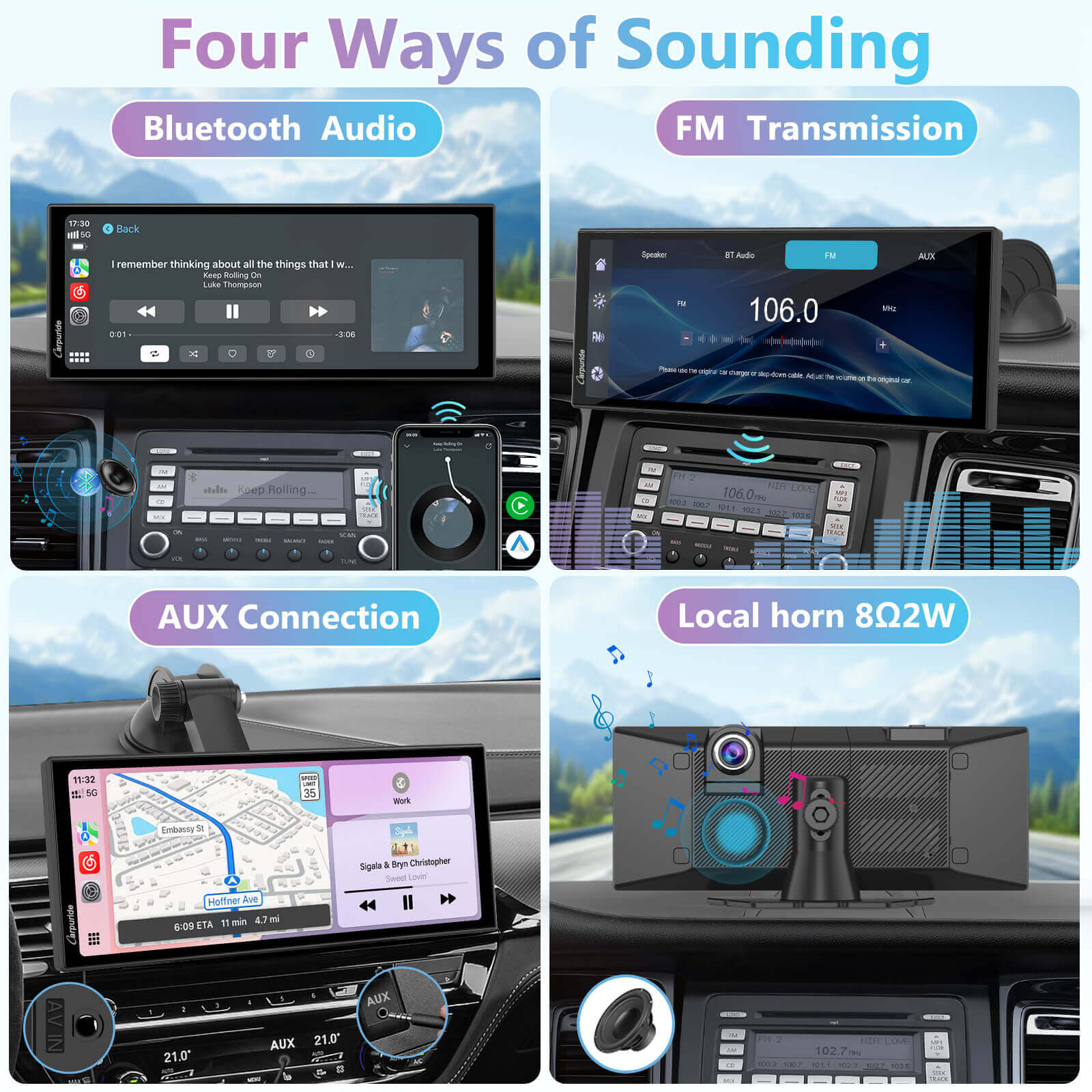carpuride-w125a-car-smart-stereo-10-25-zoll-autoradio-dashcam image 5