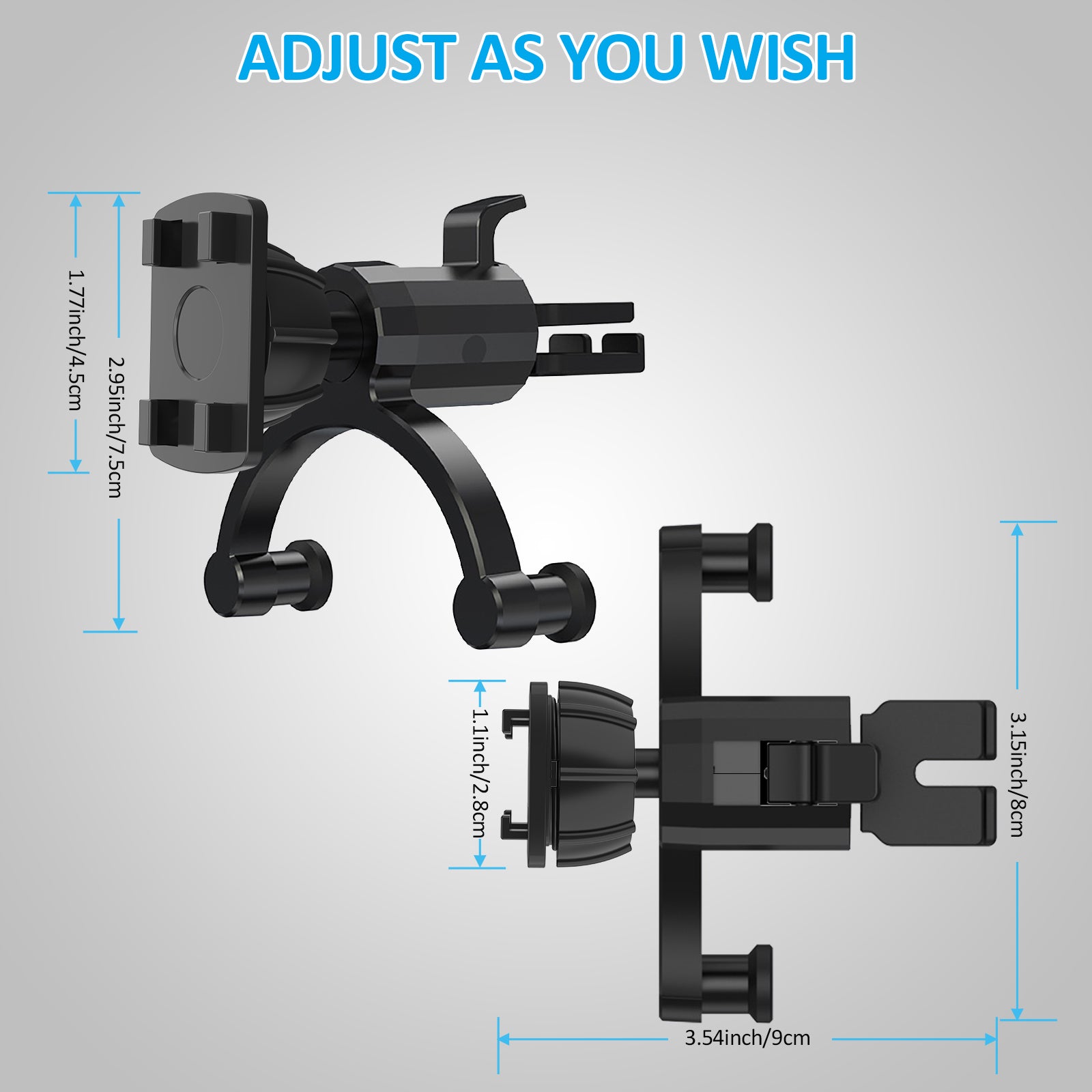 carpuride-accessories-air-outlet-bracket-l-ftungshalterung-auto image 7