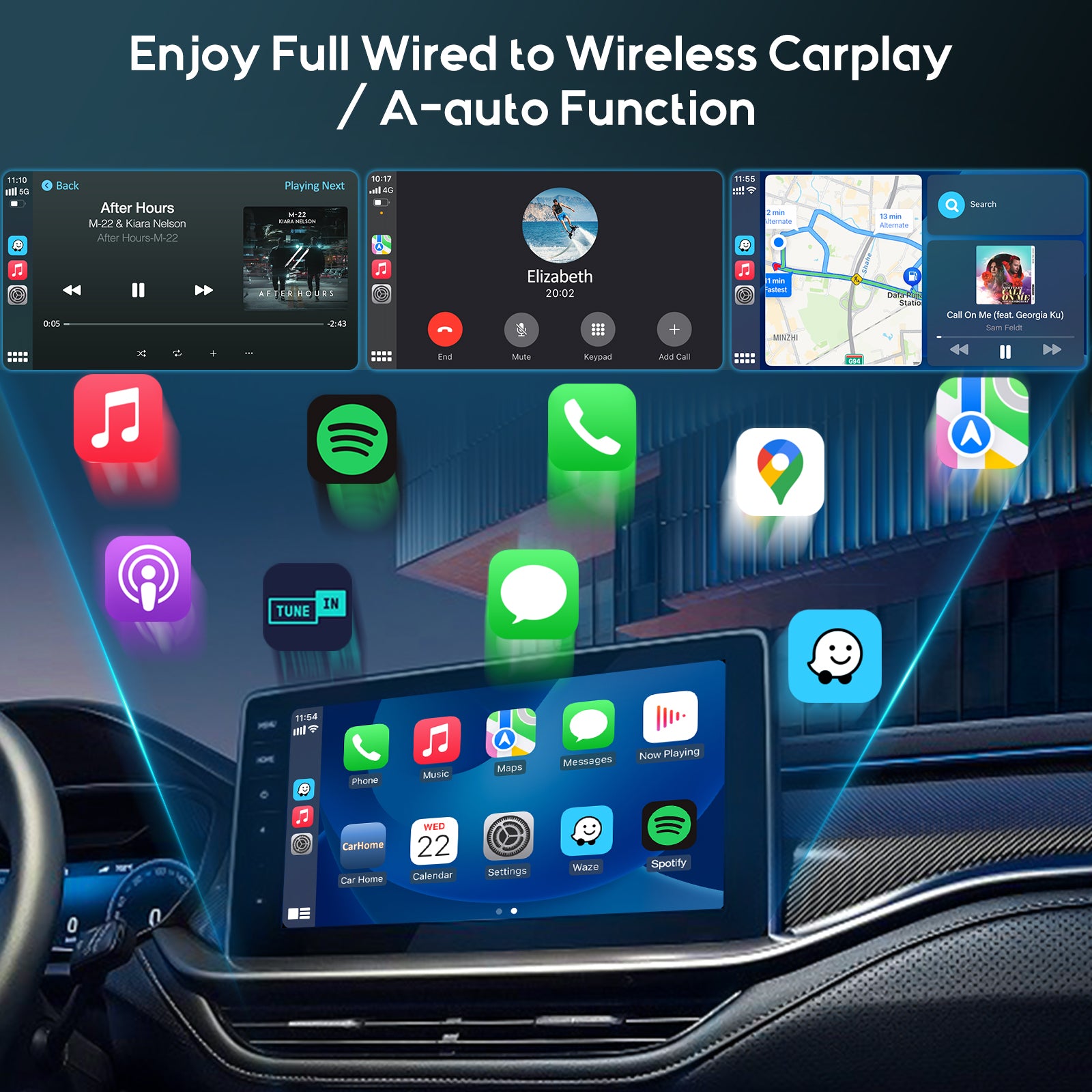 carpuride-h02-magic-box-adapter-wireless-carplay-android-auto image 6