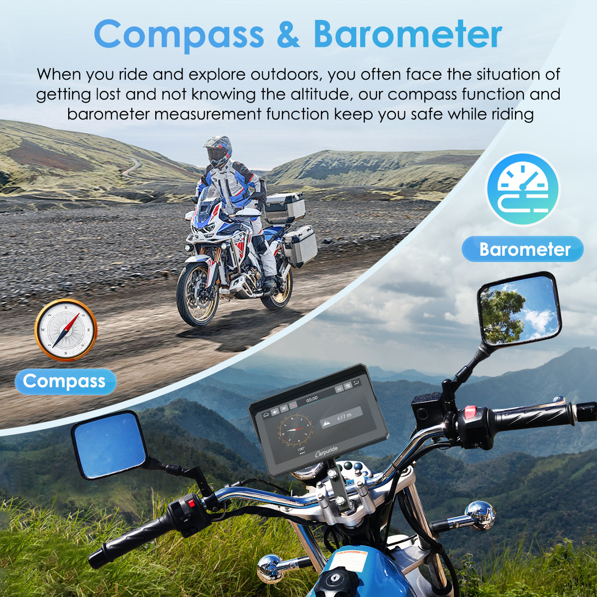 carpuride-w502-pro-motorcycle-smart-stereo-display-5-zoll-mit-tpms image 7