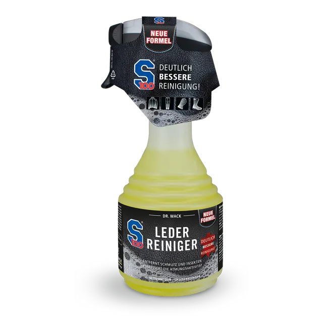 s100-bekleidung-leather-cleaner-lederreiniger-500-ml-gel image 1