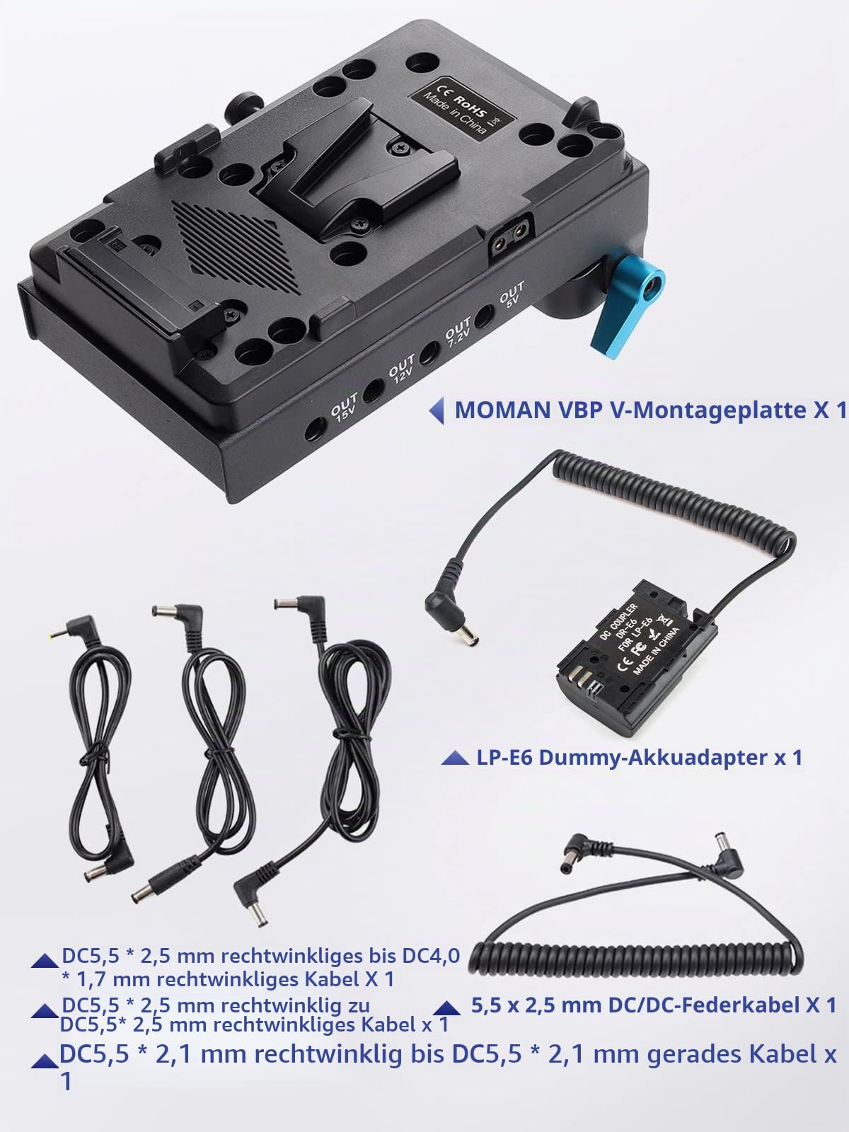 moman-v-mount-akkuplatte-mit-lp-e6-dummy-akku image 6