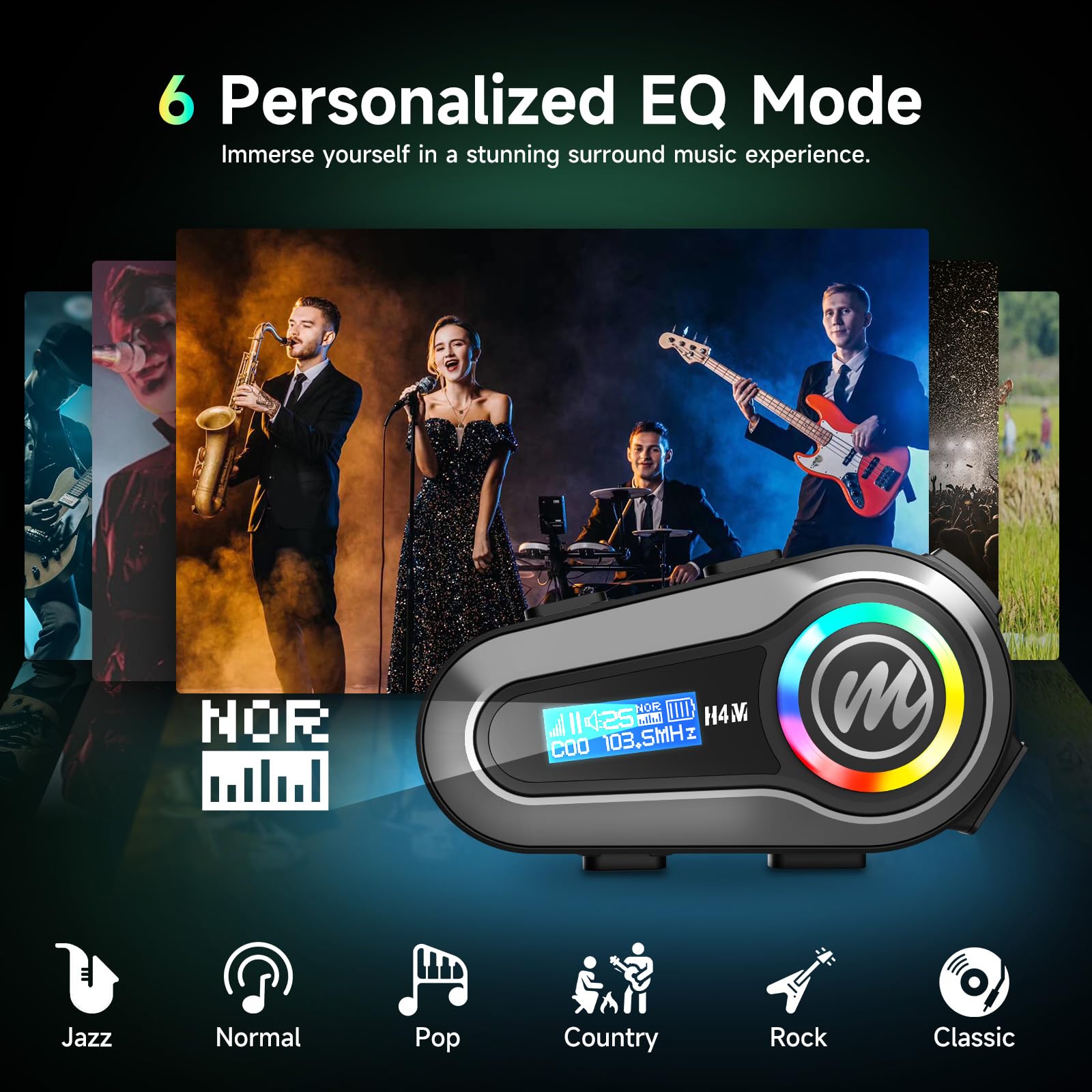 moman-h4m-helm-headset-bluetooth-lcd-fm-radio-ipx6 image 6
