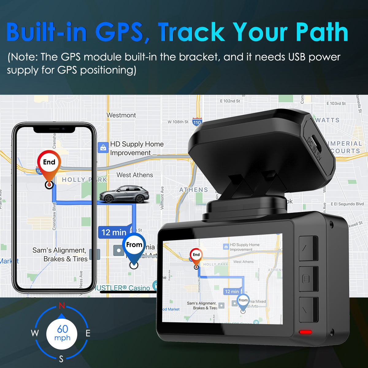 carpuride-accessories-t8-dashcam-4k-uhd-2-45-zoll-ips image 4