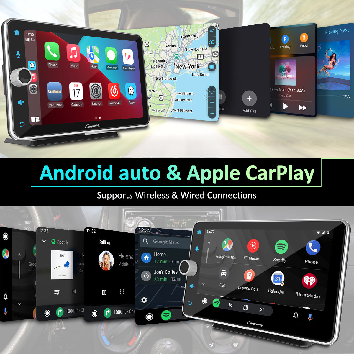 carpuride-car-smart-stereo-w706-autoradio-silber-7-zoll image 4