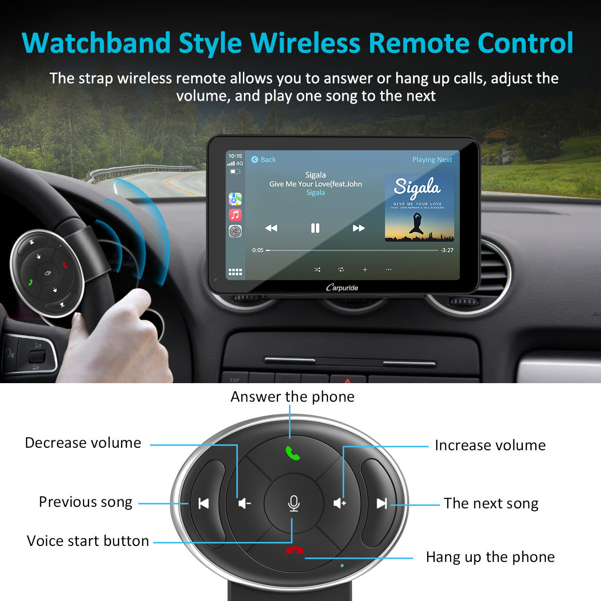 carpuride-w701-carplay-autoradio-7-zoll-mit-lenkradsteuerung image 5