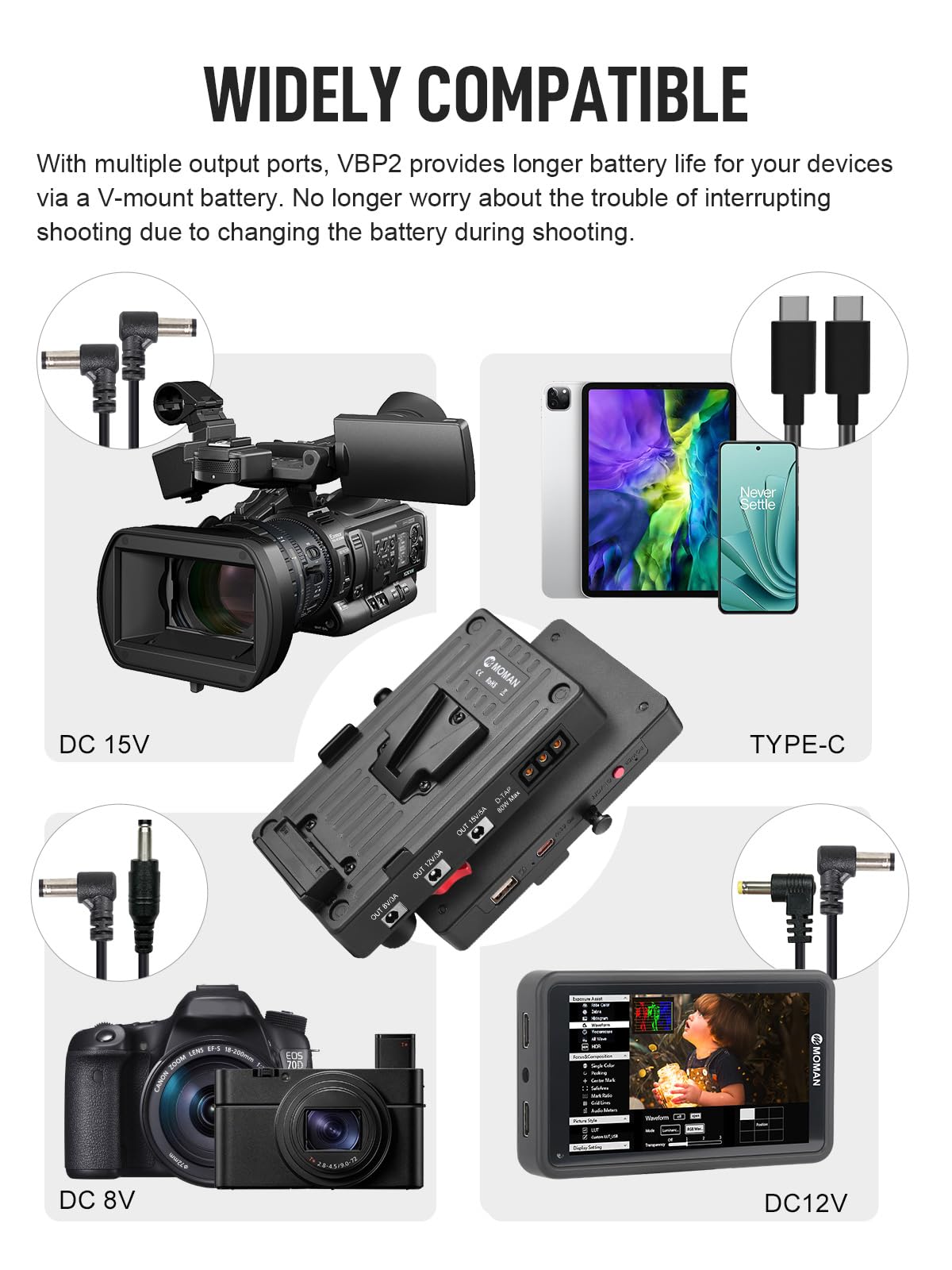 moman-vbp2-v-mount-akkuplatte-mit-15mm-klemme-usb-c image 3
