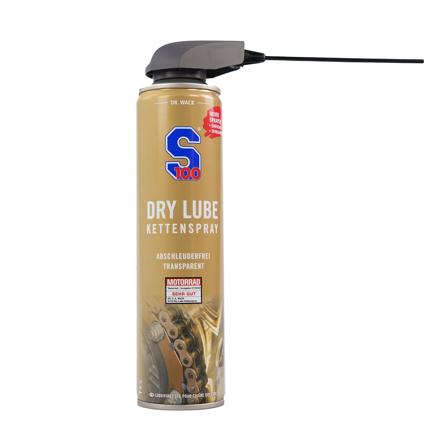 s100-kette-dry-lube-kettenspray-400-ml-ptfe-trocken image 1