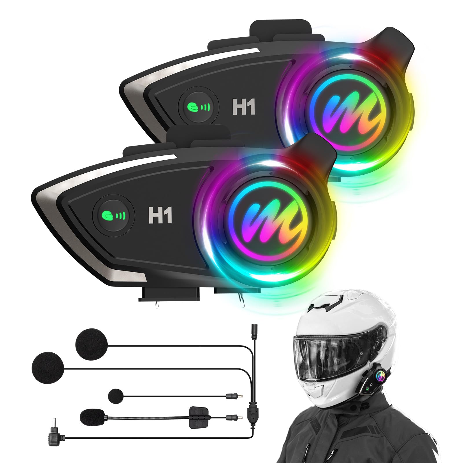moman-h1-helmet-intercoms-gegensprechanlage-2er-set-ip67 image 1
