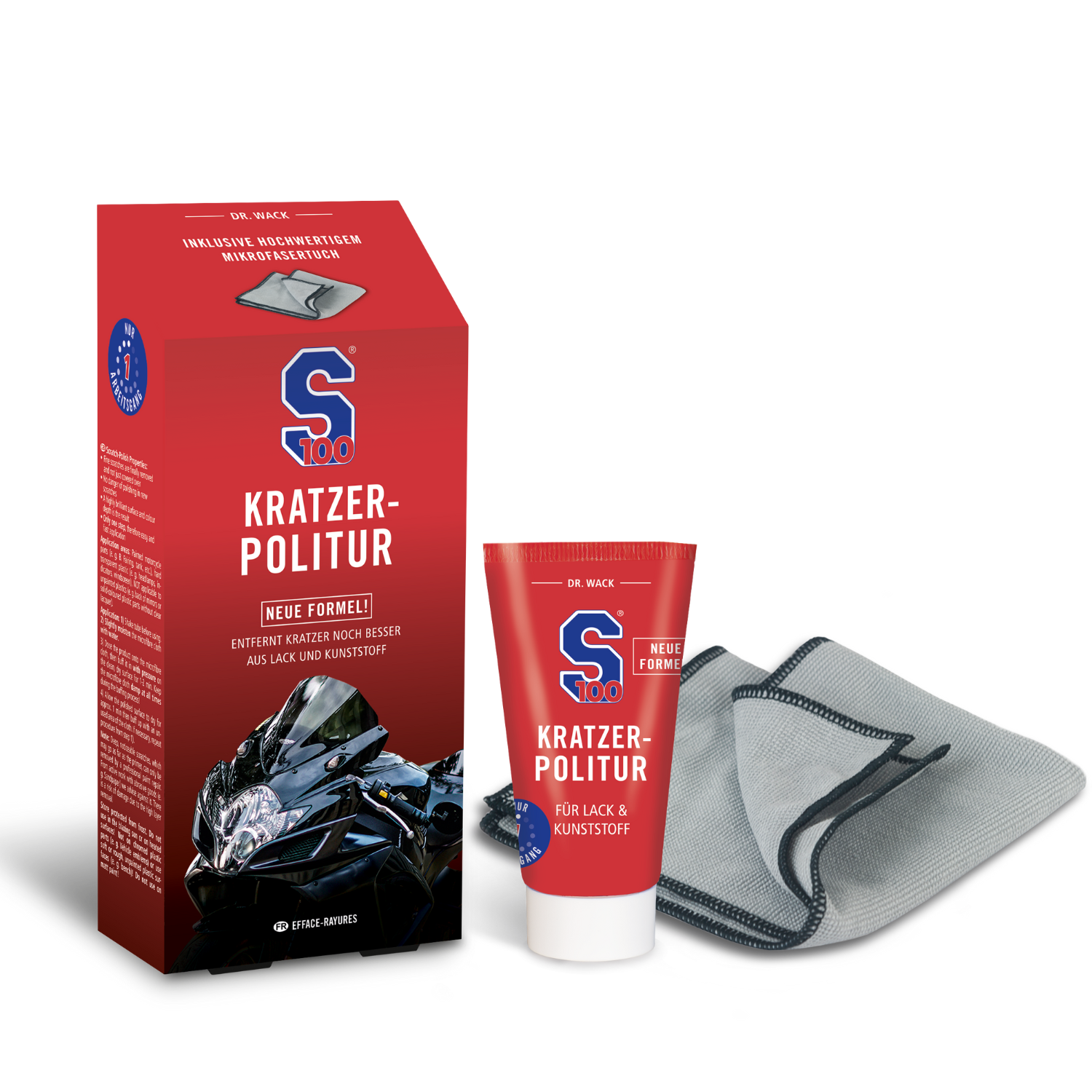 s100-kratzer-politur-lack-politur-50-ml-mikrofasertuch image 2