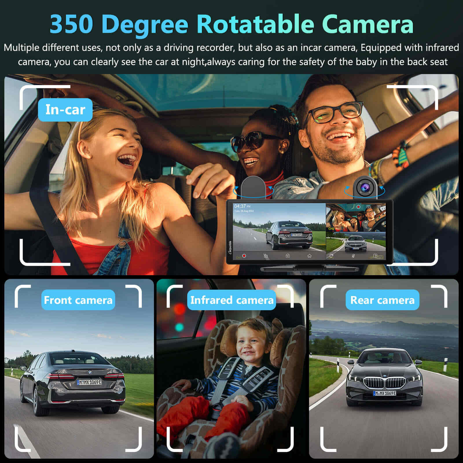 carpuride-w903s-car-smart-stereo-autoradio-9-3-zoll-mit-4k-dashcam image 7
