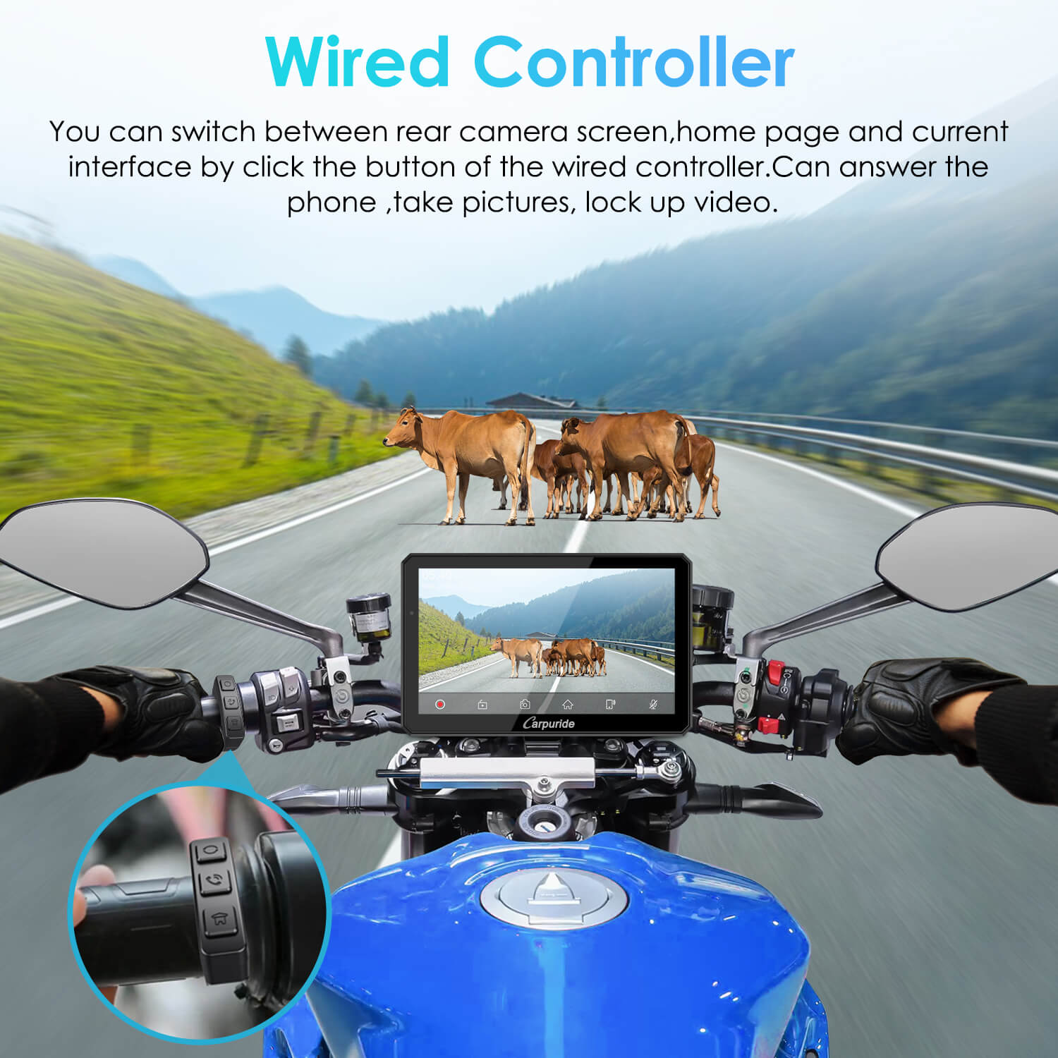 carpuride-motorcycle-smart-stereo-w712d-motorrad-display-7-zoll image 8