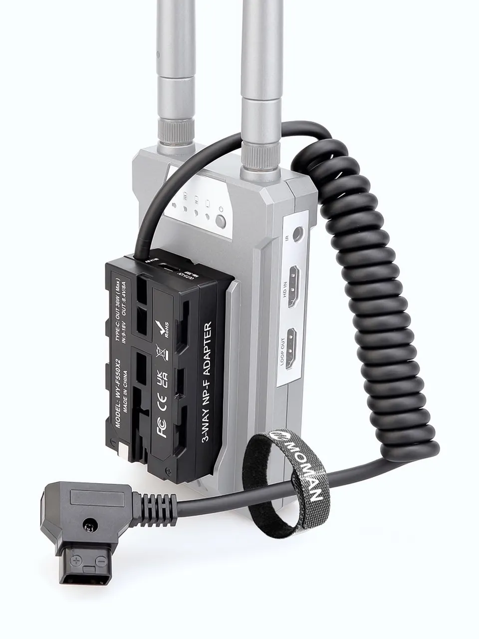 moman-ddb-npf-d-tap-dummy-akku-adapter-np-f-doppelseitig image 1