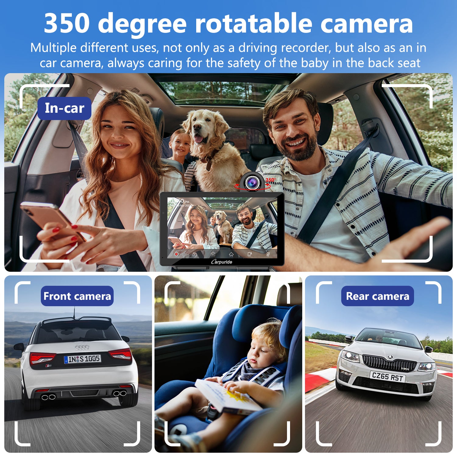 carpuride-w703-autoradio-7-zoll-dashcam-carplay-bluetooth image 3