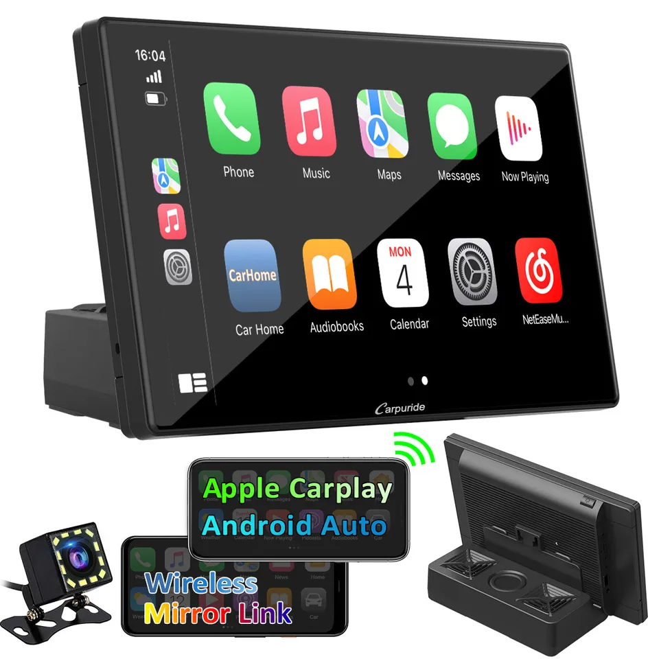 carpuride-9-zoll-autoradio-mit-carplay-android-auto-boxen image 1