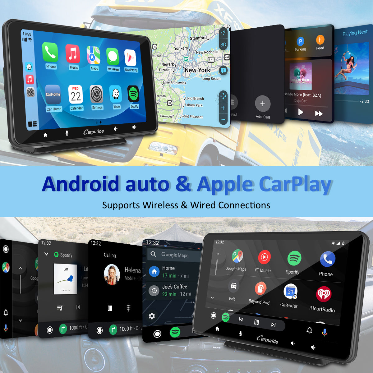carpuride-car-smart-stereo-w708-pro-autoradio-7-zoll-bluetooth image 2