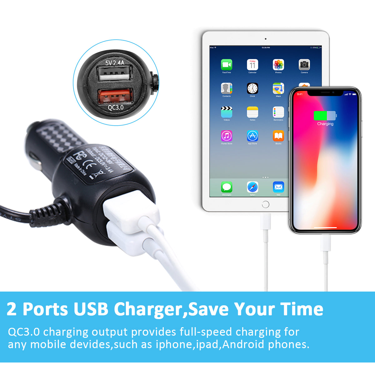 carpuride-usb-ladeger-t-2-ports-charger-motorrad-stereo image 4