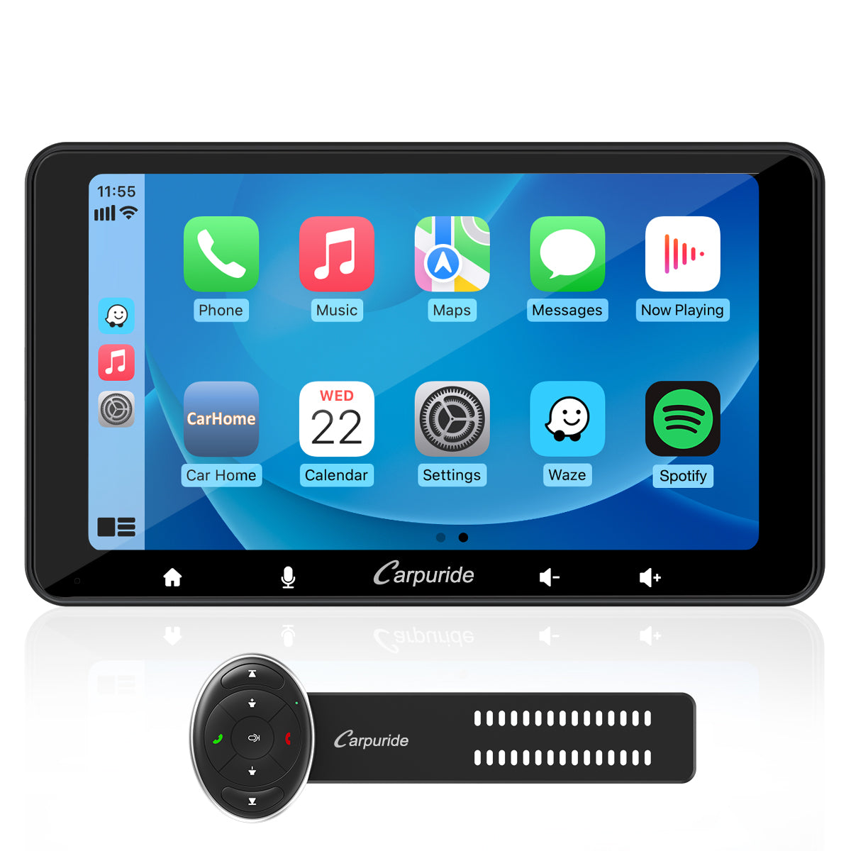 carpuride-car-smart-stereo-w708-carplay-7-zoll-lenkrad image 1