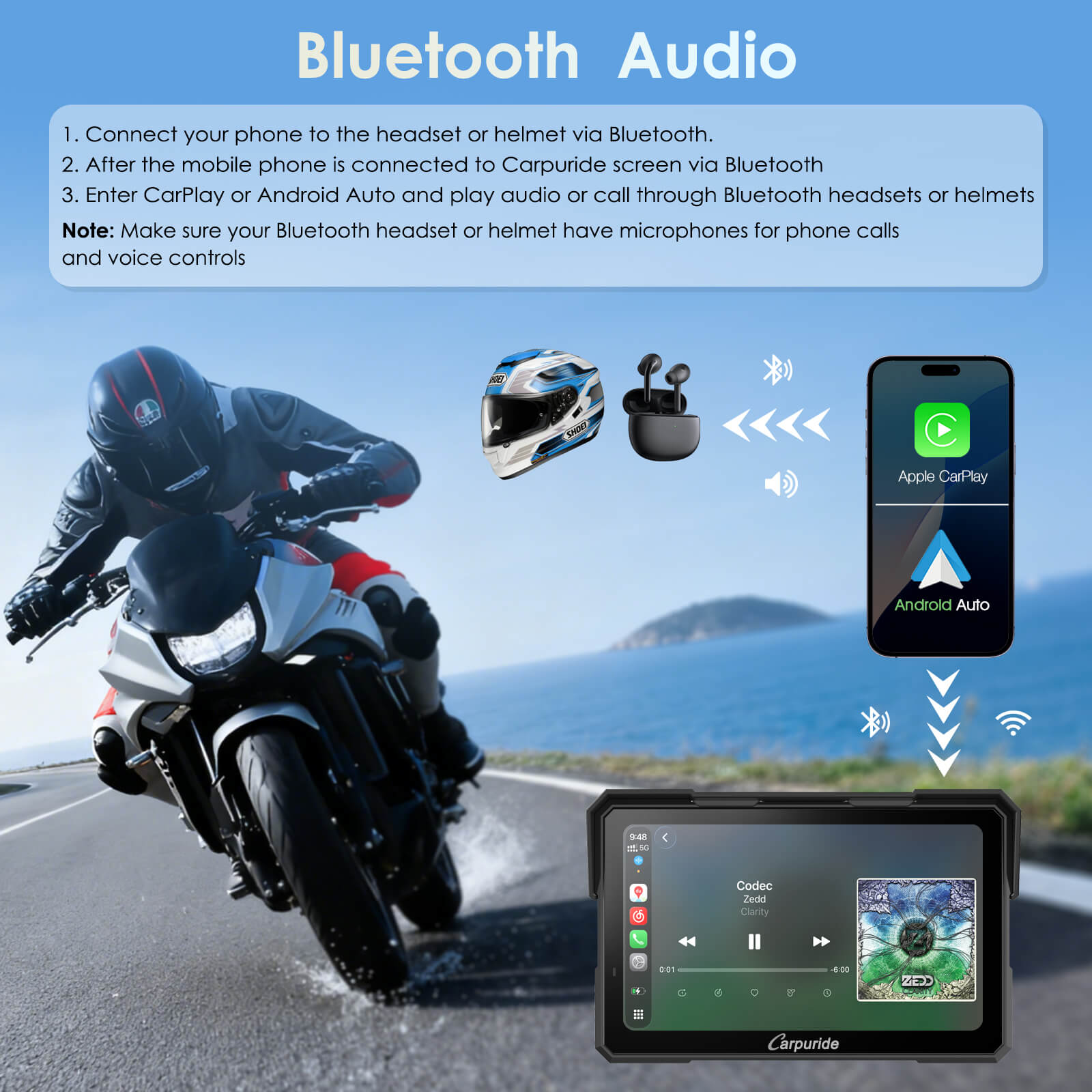 carpuride-w702-plus-7-zoll-motorrad-navi-carplay-gps image 7