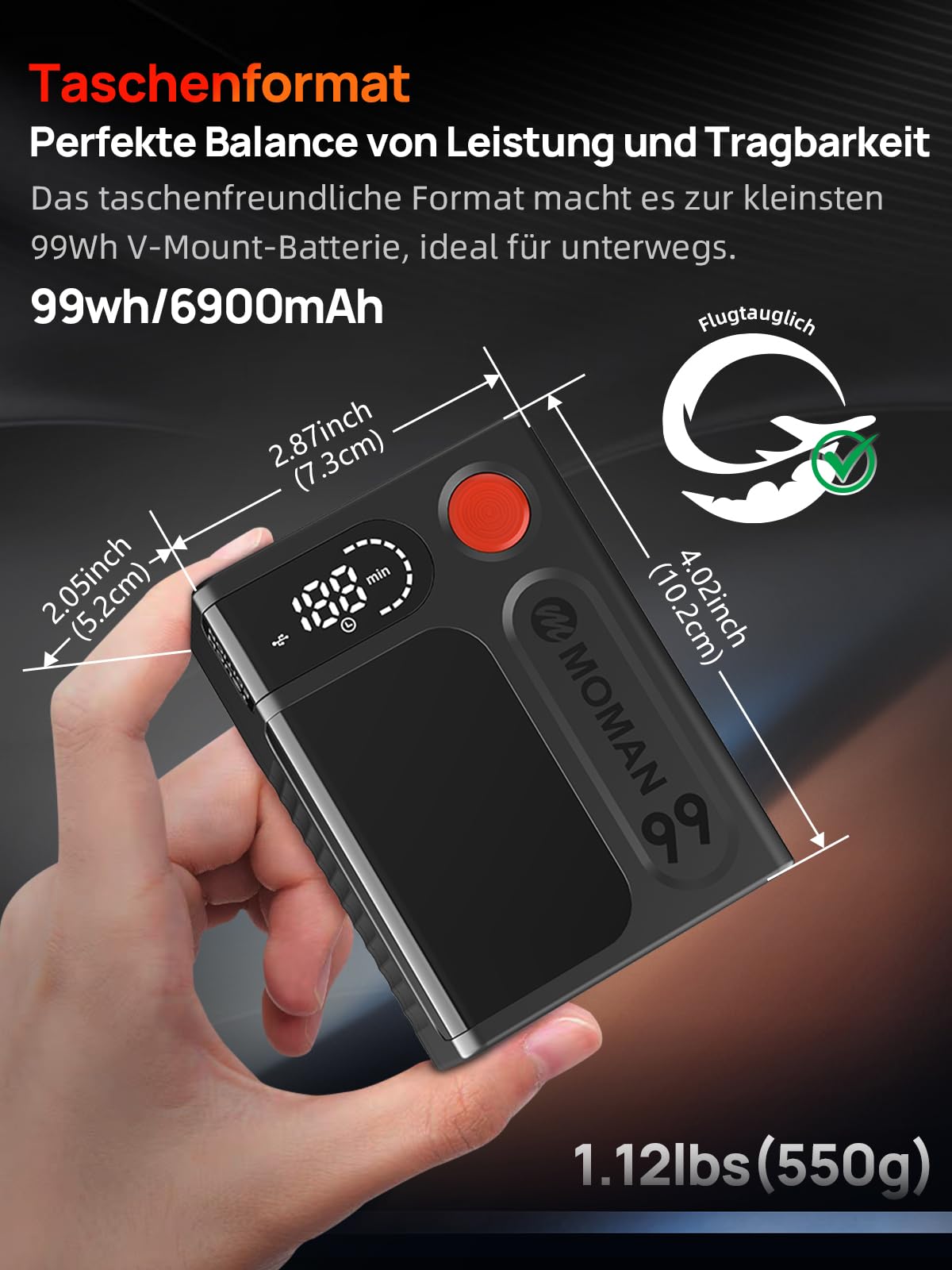 moman-power-99-touch-v-mount-akku-99wh-mini image 7