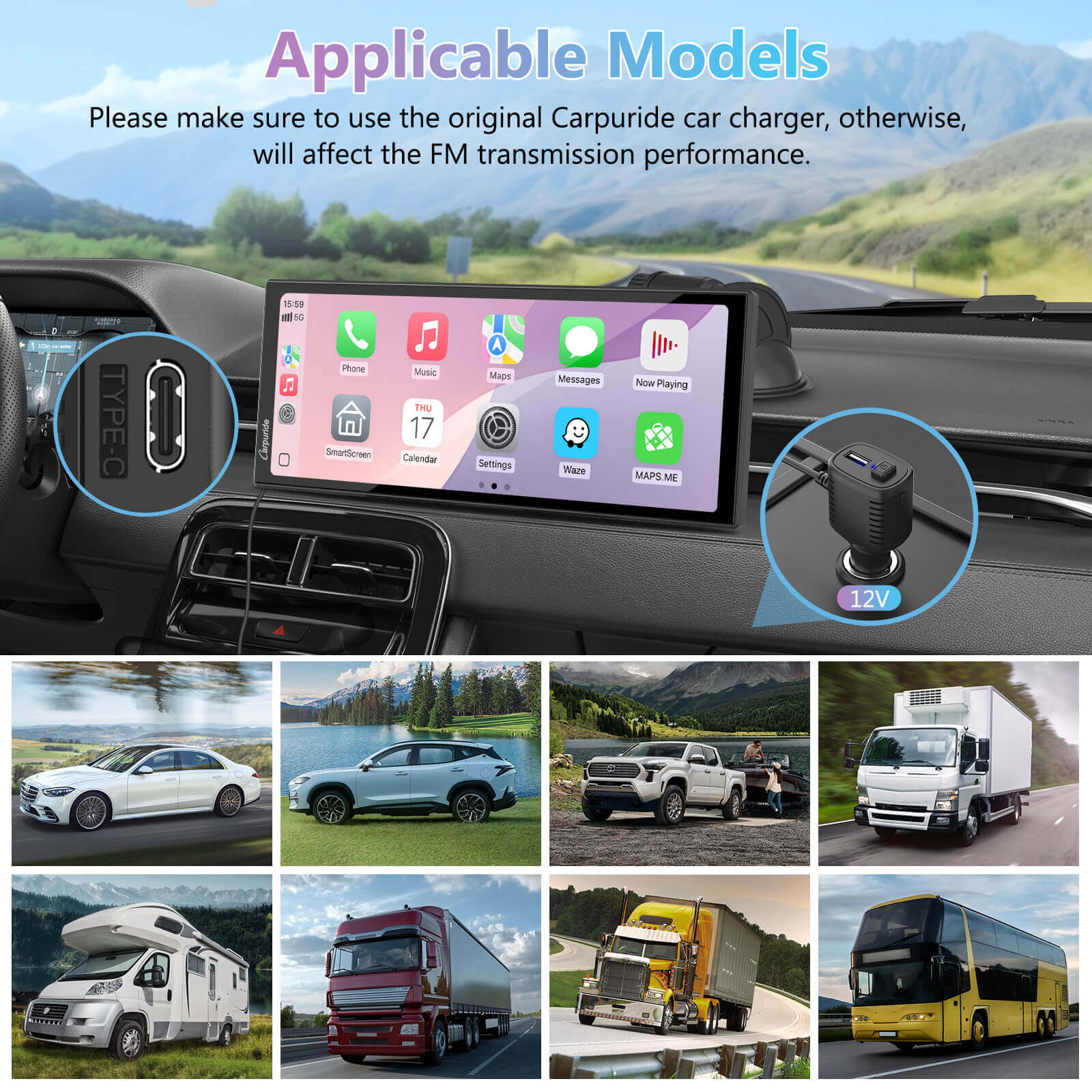 carpuride-w125a-car-smart-stereo-10-25-zoll-autoradio-dashcam image 4