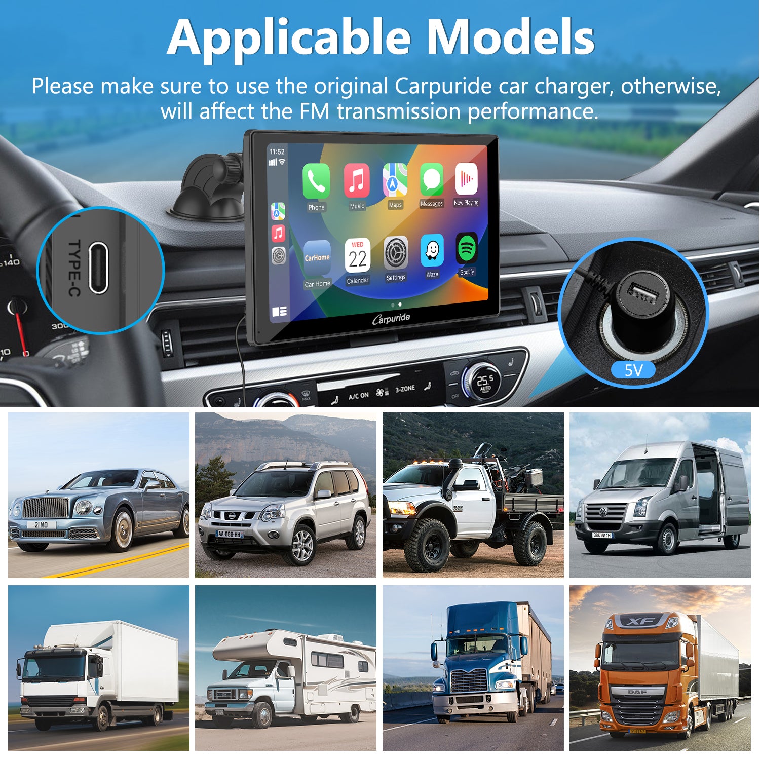carpuride-w905-carplay-display-9-zoll-mit-4k-frontkamera image 8