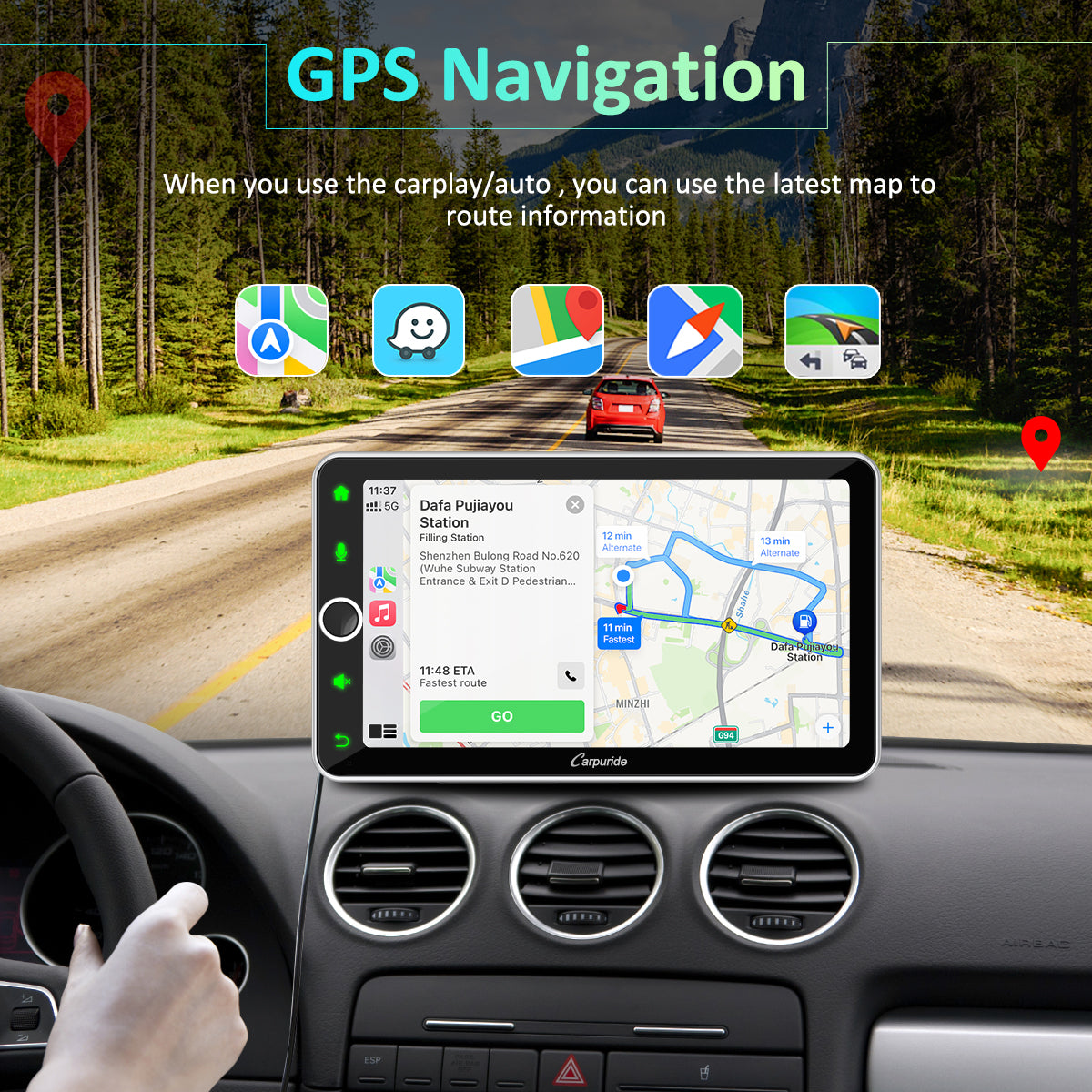 carpuride-w706-autoradio-7-zoll-mit-r-ckfahrkamera-carplay image 2