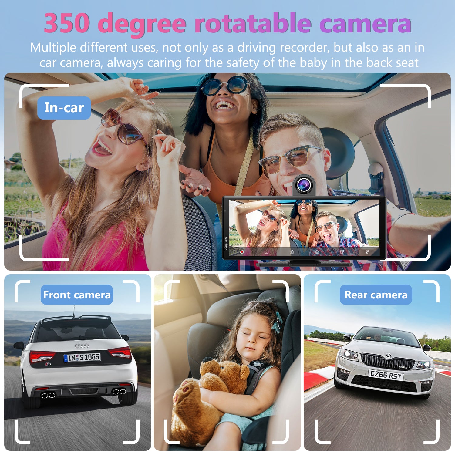 carpuride-w903-car-smart-stereo-display-9-3-zoll-dual-kamera image 5