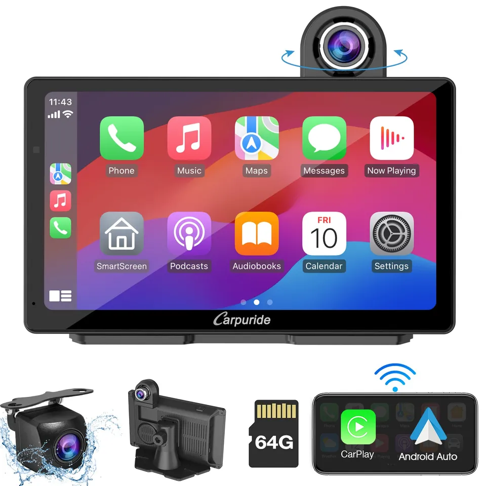 carpuride-w703-autoradio-7-zoll-dashcam-carplay-bluetooth image 1