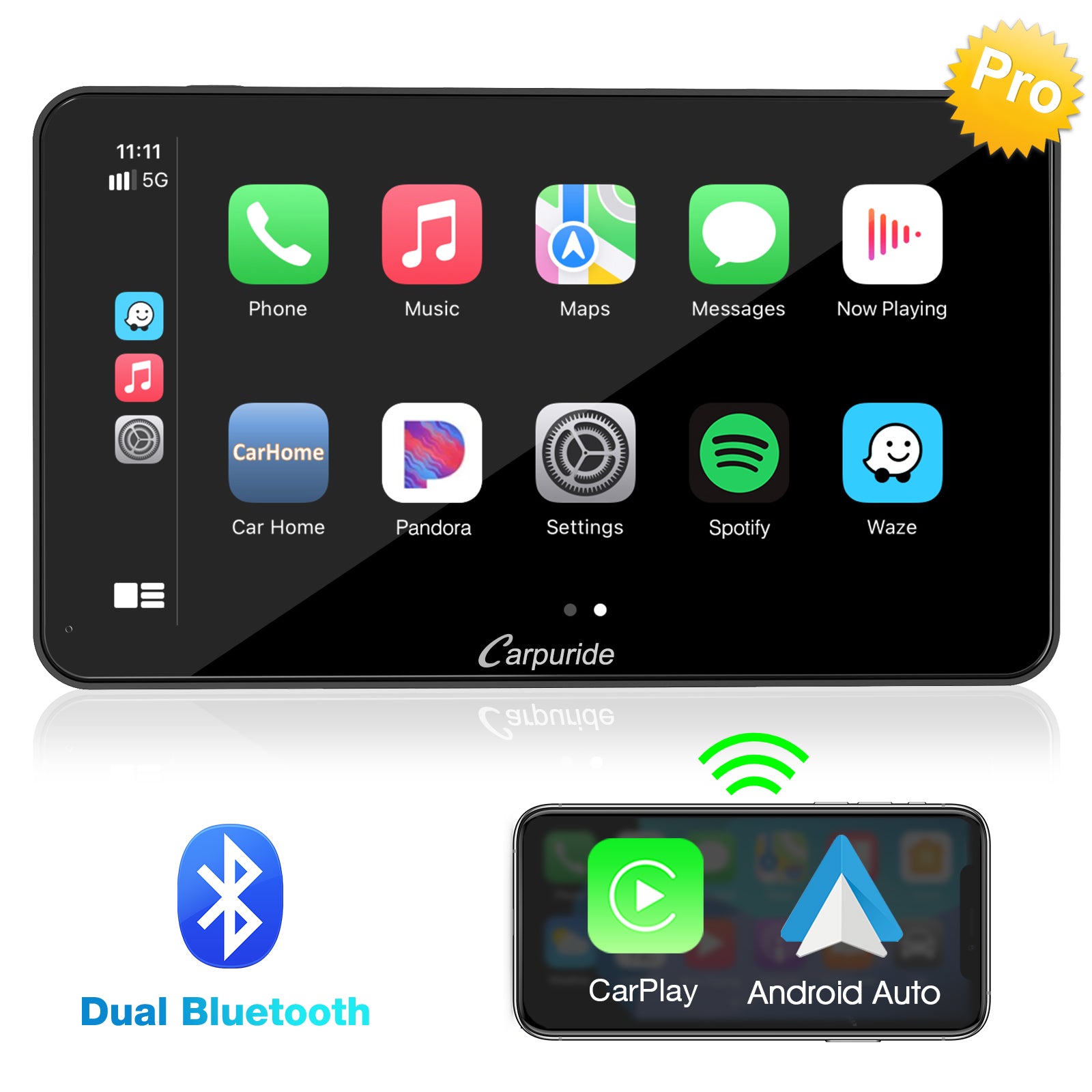 carpuride-w701-pro-car-smart-stereo-7-zoll-autoradio-bluetooth image 1