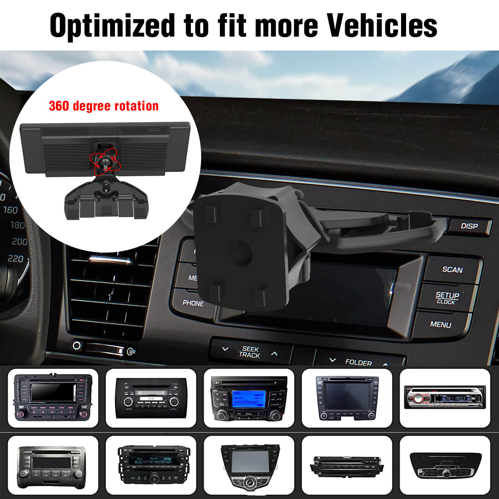carpuride-metal-cd-player-mount-halterung-zubeh-r image 4