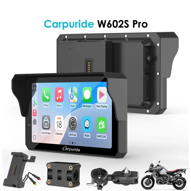 carpuride-motorcycle-smart-stereo-w602s-pro-motorrad-display-6-zoll image 1