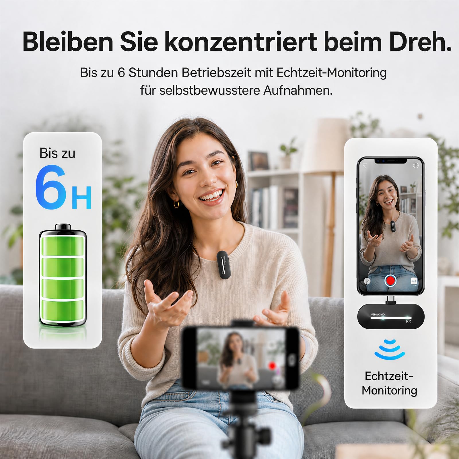 moman-m1cxl-funk-lavaliermikrofon-2tx-1rx-mit-rauschunterdr-ckung image 7