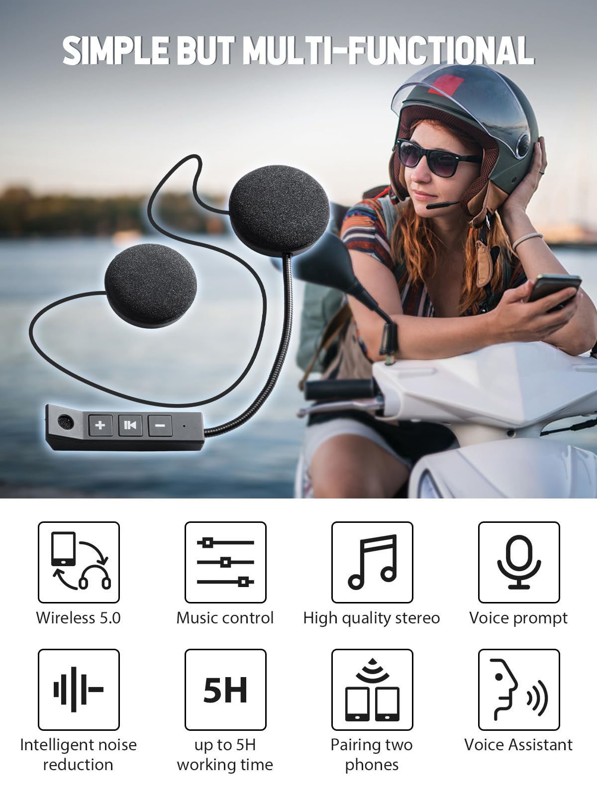 moman-h4-helmet-headsets-helm-lautsprecher-bluetooth-universal image 2