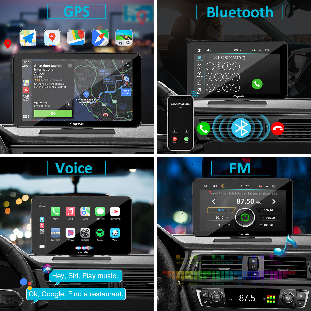 carpuride-w701-pro-carplay-display-7-zoll-r-ckkamera image 3