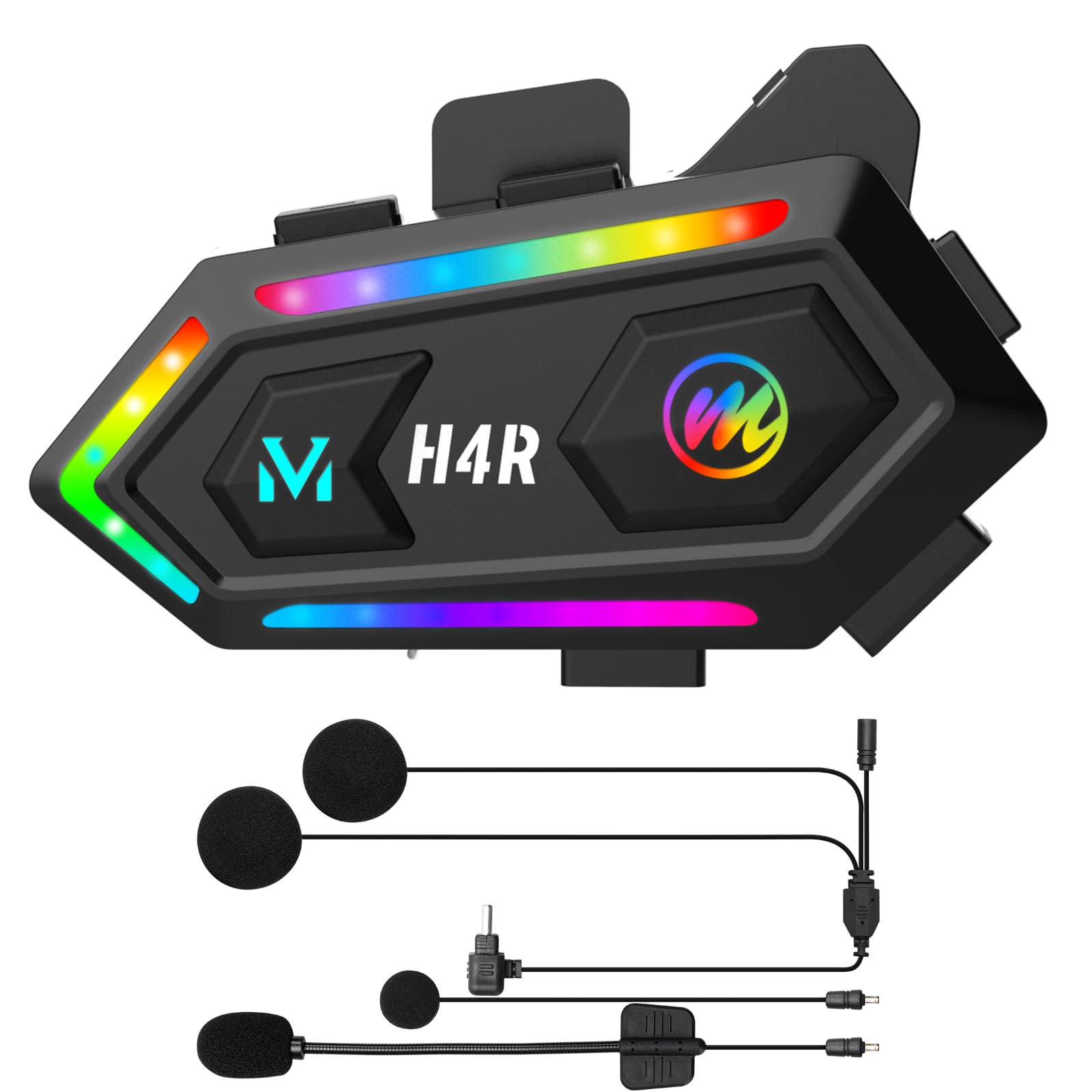 moman-helmet-headsets-h4s-helm-headset-led-wasserdicht-einzelset image 4