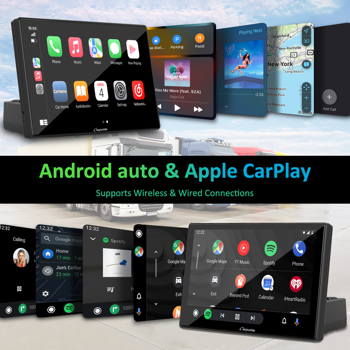 carpuride-9-zoll-auto-display-mit-carplay-lautsprecher image 2