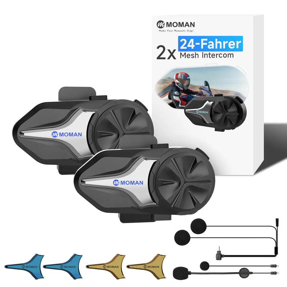 moman-cpx-mesh-motorrad-headset-2000-m-2er-set-bluetooth image 1
