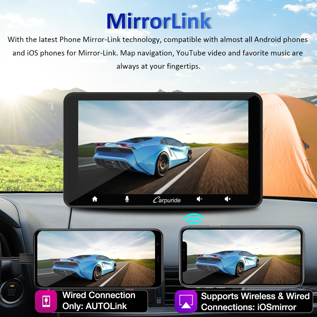 carpuride-car-smart-stereo-w708-carplay-7-zoll-lenkrad image 8
