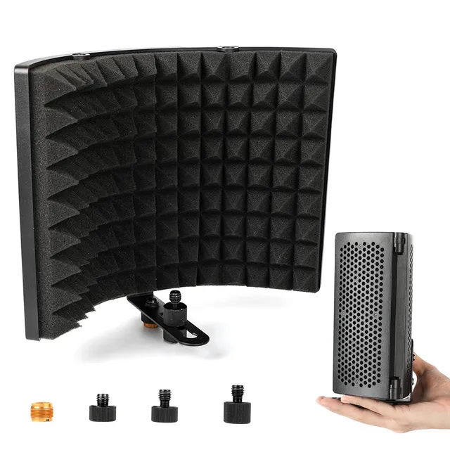 moman-rf13-mikrofon-abschirmung-mic-screen-faltbar-3-panel image 1