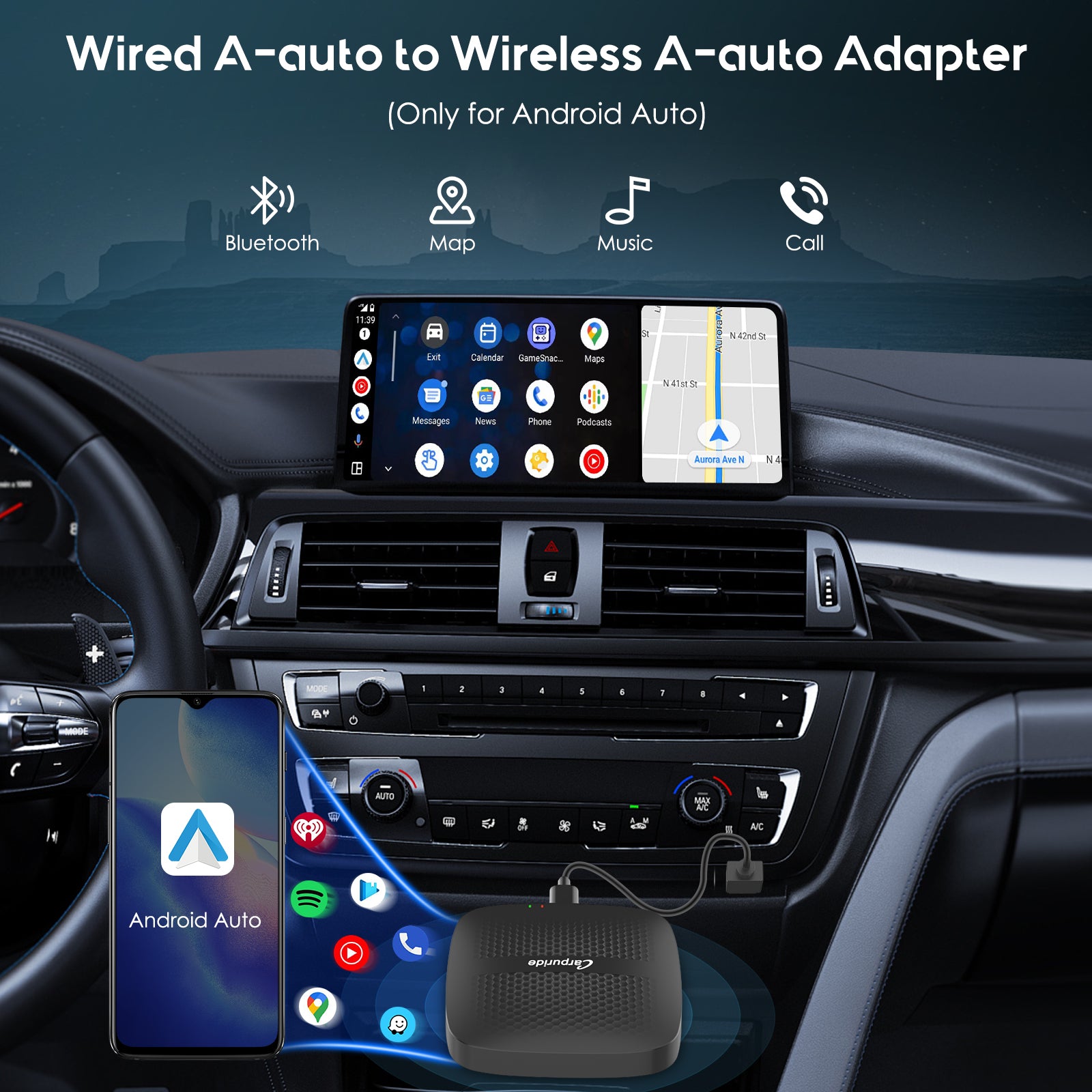 carpuride-h02-magic-box-adapter-wireless-carplay-android-auto image 3