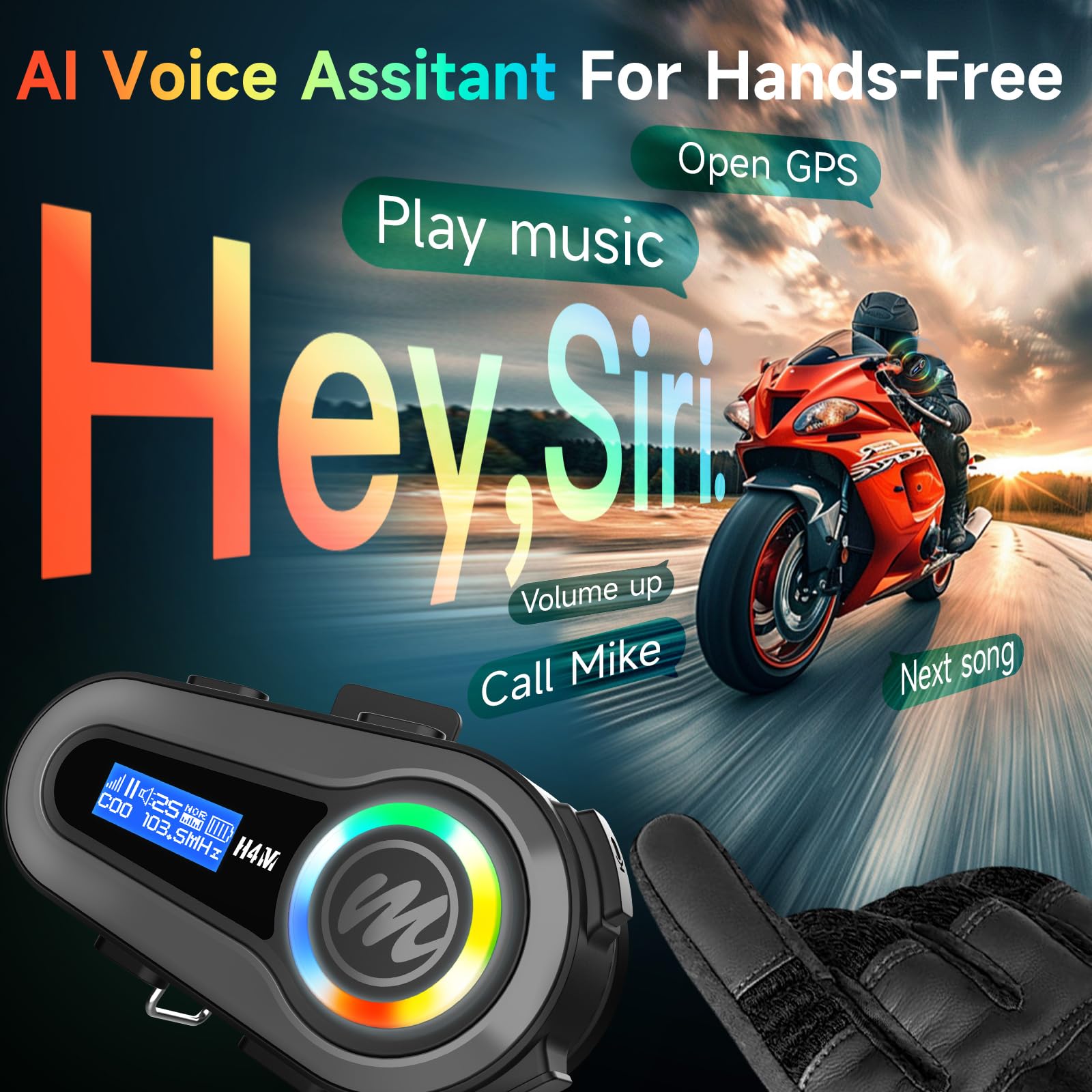 moman-h4m-helm-headset-bluetooth-lcd-fm-radio-ipx6 image 7
