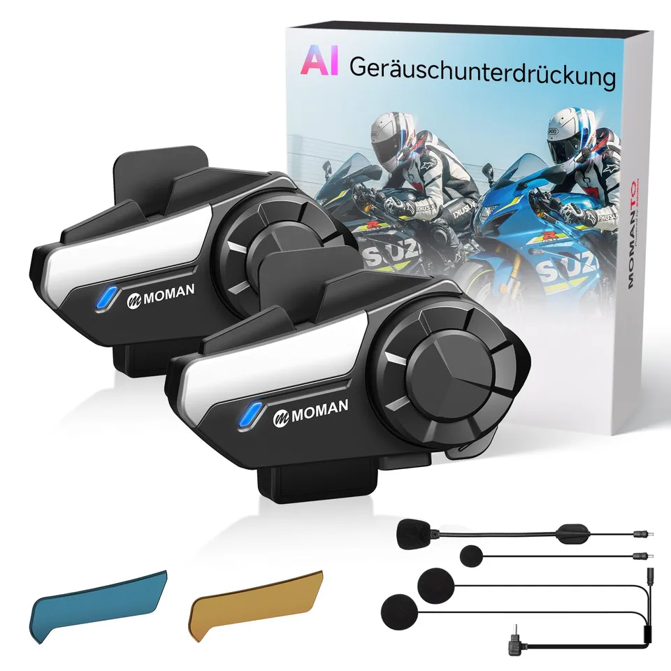 moman-h2s-motorrad-intercom-headset-1000m-2pcs-bluetooth image 1
