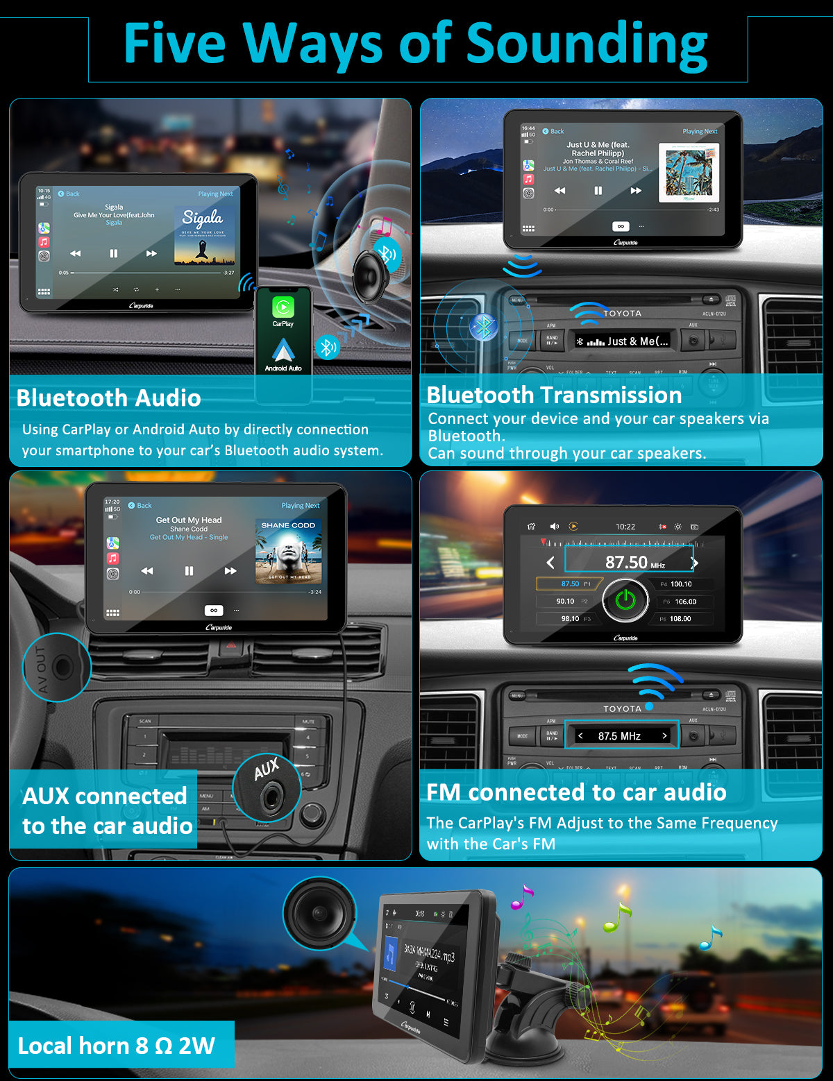carpuride-w701-pro-car-smart-stereo-7-zoll-autoradio-bluetooth image 7