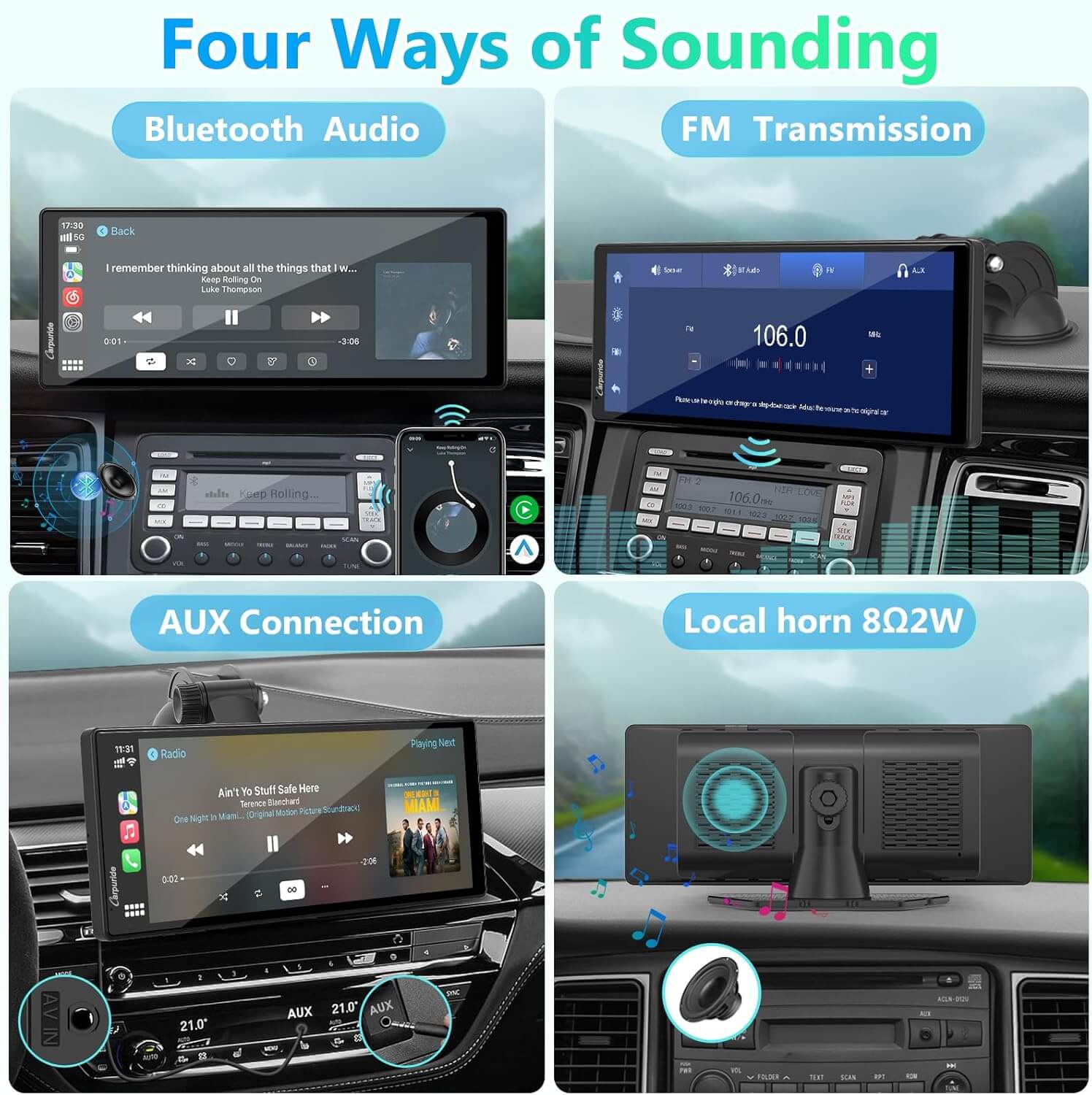 carpuride-v92r-carplay-display-10-26-zoll-kamera-optional image 4
