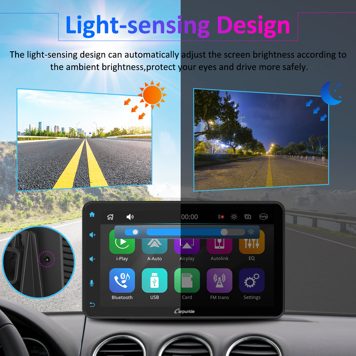 carpuride-w707-tragbares-autoradio-7-zoll-touchdisplay image 5