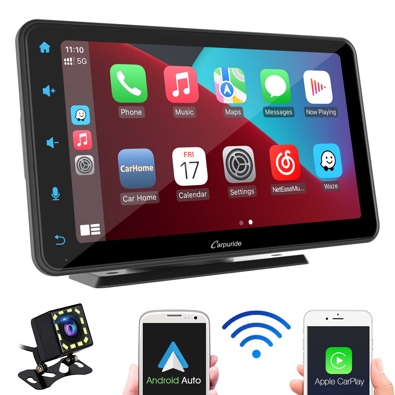 carpuride-car-smart-stereo-w707-autoradio-mit-kamera image 1